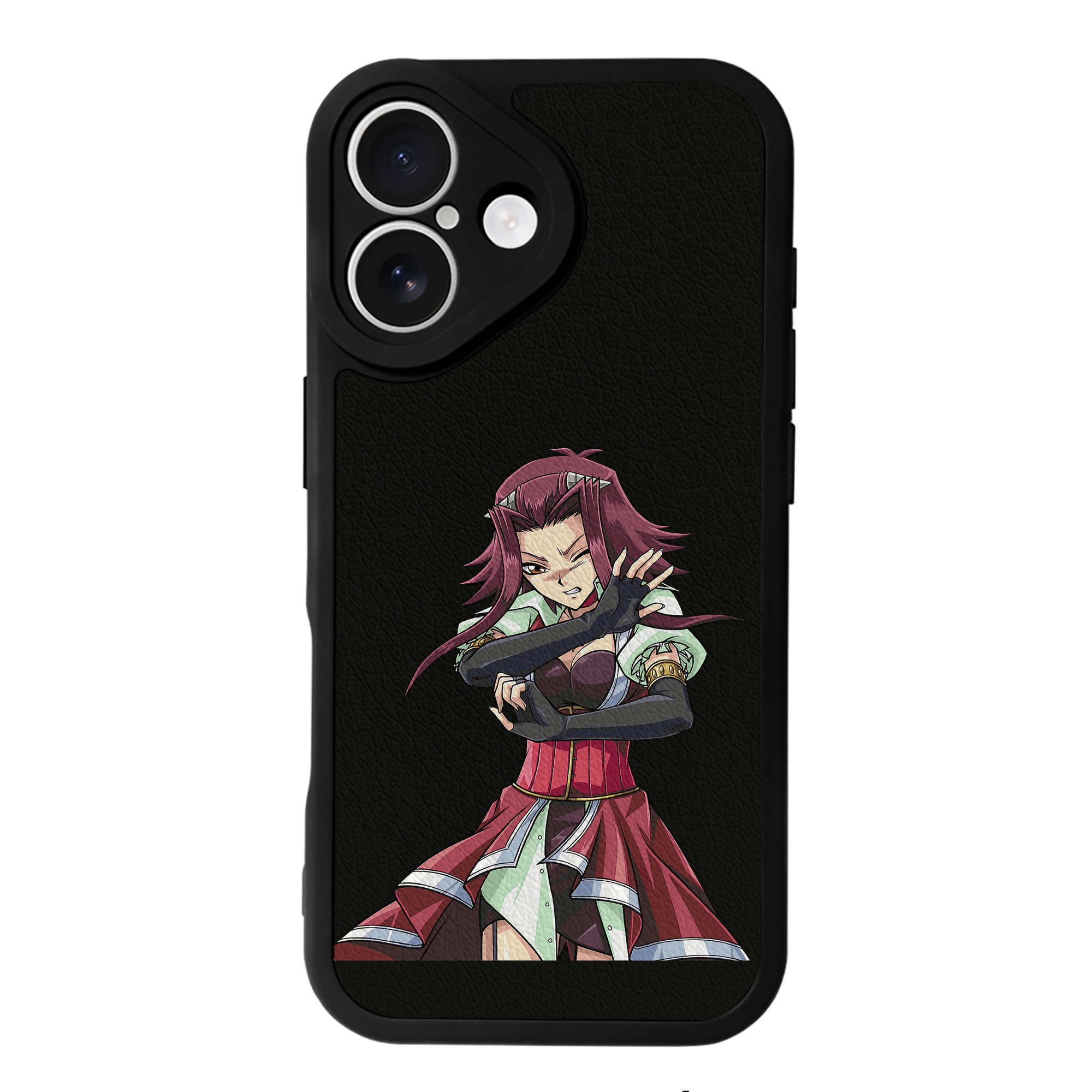 （画像用） 遊☆戯☆王 Yu-Gi-Oh! 【iPhone 16シリーズ対応】シリコンスマホケース（レザー調） 材質：シリコン